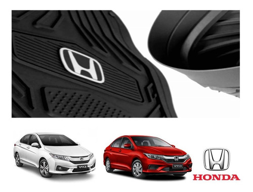 Tapetes Uso Rudo Logo Honda City 2014 A 2020 Original Foto 2