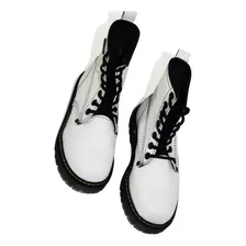 Oferta! Botas Piel Negras O Cherry Estilo Martens Uk.