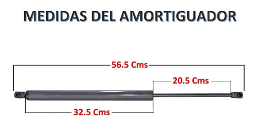 91-01 Ford Explorer Amortiguadores Cajuela 5ta Puerta 2 Pzs. Foto 2