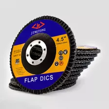 Disco Flap Grano 120 4.5 Para Metal Y Madera X10 Pcs