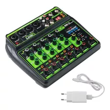 Mixer De Som 8 Canais Studio Link 8 Probass Usb Pc Bluetooth