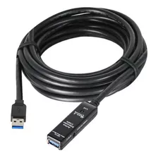 Siig - Cable Repetidor Activo, Negro