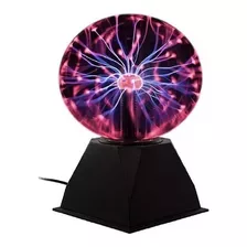 Lámpara Plasma Interactiva, Sensible Al Tacto, Efecto Tesla Color De La Estructura Negro