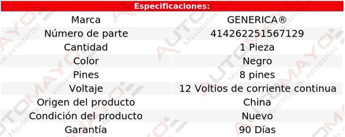 1-interruptor Maestro Control Espejo Negro Fiat Strada 05-14 Foto 2