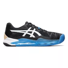 Tênis Asics Gel-resolution 8 Clay Color Black/white - Adulto 43 Br
