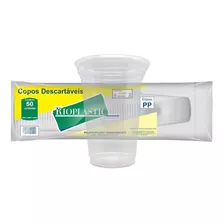 1000 Copo Plástico Liso 250ml Pp Post Mix Rioplastic (1cx)