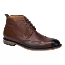 Botas De Vestir Cafés Para Hombre, Marca Schatz Mod. 1004546