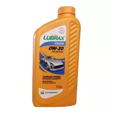 Aceite Lubrax 0w20 Sn Plus Sintetico Valora 1 Lt