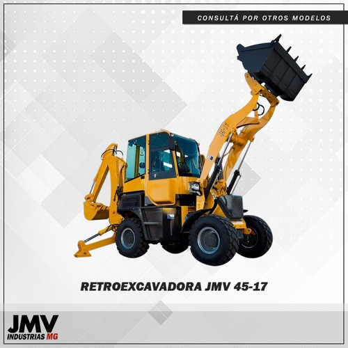 Retropala Jmv 4517 4x4 3er Via Joystick Nueva Acople D Balde