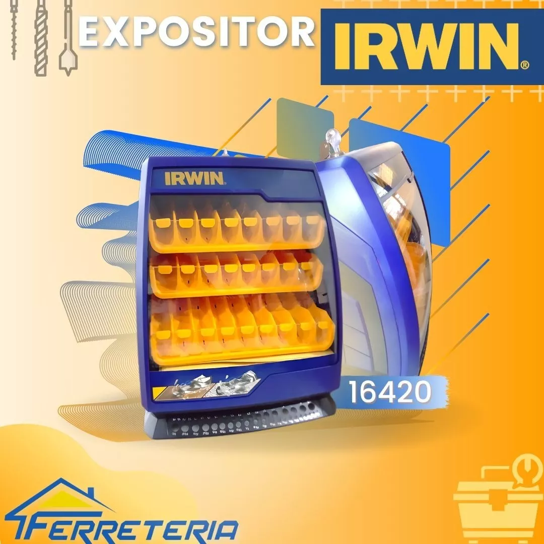 Expositor Mini P/brocas C/chave Irwin 16420