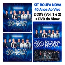 Kit Roupa Nova 40 Anos (02 Cd's + 01 Dvd) Versão Fan Made