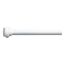 Barral De Baño Extensible Blanco De Aluminio De 1.60 A 2.60 