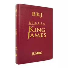 Bíblia King James Atualizada Letra Jumbo Capa Luxo Vermelha, De #n/a. Série 1 Editora Ebenezer, Capa Mole, Edição 1 Em Português, 2022