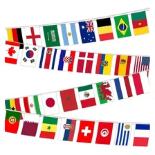 100 Banderas De Países Del Mundo 25 Metros Banderines