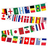100 Banderas De PaÃ­ses Del Mundo 25 Metros Banderines