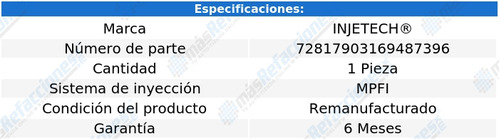 Inyector Combustible Jetta L4 1.8l De 2001 A 2005 Injetech Foto 2