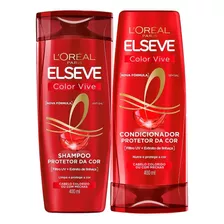  Shampoo E Cond Elseve Color-vive Prolongador Da Cor 400ml