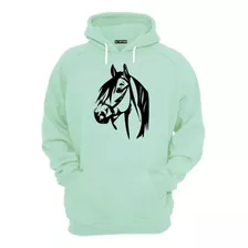 Blusa Moletom Feminino E Masculino Canguru Cavalo Horse