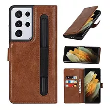 Jaorty - Funda Tipo Cartera Para Samsung Galaxy S21 Ultra Co