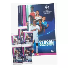 Livro Ilustrado Oficial Uefa Champions League 2023 - 2024 - Capa Cartão + 30 Envelopes