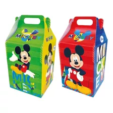 Pack X 6 Cajas Sorpresitas Mickey Mouse Original Cotillón 
