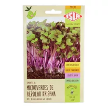 Repolho Roxo Microgreens - Sementes Isla Microverdes Orgânic