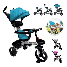 Triciclo Infantil 3 En 1 Para Bebé Bicicleta Tipo Carreola