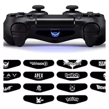 Adesivo Skin Light Bar Led Controle Ps4 Justiceiro