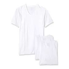 Fruit Of The Loom Talla Para Hombre Tall Man White V-neck 3-