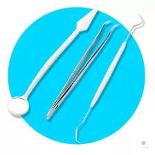 Kit Higiene Dental Remoción Placa Sarro Dentista 3unid Rk8p