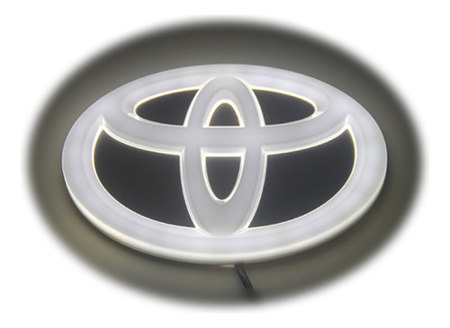 Luz Led Con Logotipo De Coche Con Emblema Toyota Genial 5d