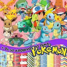 Kit Digital Pokemon Png (pague 1 Leve 3)