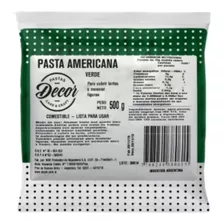 Pasta Americana Para Forrar Verde X500g