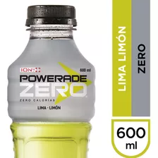Isotónica Powerade Zero L-limon Botella 600cc