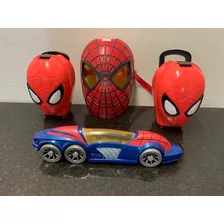 Kit Homem Aranha (carrinho, Mascara, 2 Maletas )