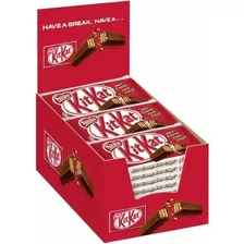 Caixa De Chocolate Kit Kat Nestle 24 Unidades 41,5g 