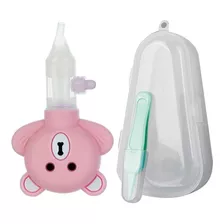 Aspirador Succionador Nasal Saca Mocos En Silicona Para Bebe