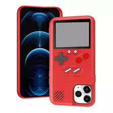 Funda Game Box Retro Para iPhone 13 13 Pro 13 Pro Max Color Rojo