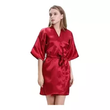 Batas Para Novias, Damas, Sin Bordado Pijamas Dama Satin