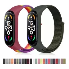 Correa De Nylon Para Xiaomi Mi Band 4 / 5 / 6 / 7 