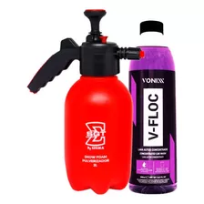 Pulverizador Manual Espuma Snow Foam Sigma + V-floc 500ml Cor Vermelho