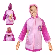 Poncho Capa Impermeable De Niñas Barbie