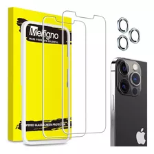 2 Protectores Pantalla + 3 Lentes Para iPhone 13 Pro Max 9h