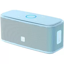 Bocina Bluetooth Doss Soundbox 12w Ipx4 12 Horas Bateria Color Azul Claro