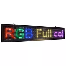 Pantalla Led Letreros De Colores Wifi Full De 40 X 8 ...