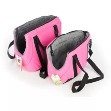 Doble Bolso Transportador Huellas Gatos Perros