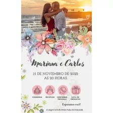 Convite De Casamento Para Enviar Pelo Whatsapp E E-mail