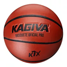 Bola Basquete K7 Oficial Pro Kagiva Cor Laranja