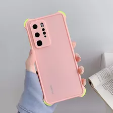 Funda Bordes Reforzados Para Samsung Xiaomi Huawei + Mica 9h