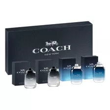 Mini Set De Regalo Perfumes Hombre Coach New York